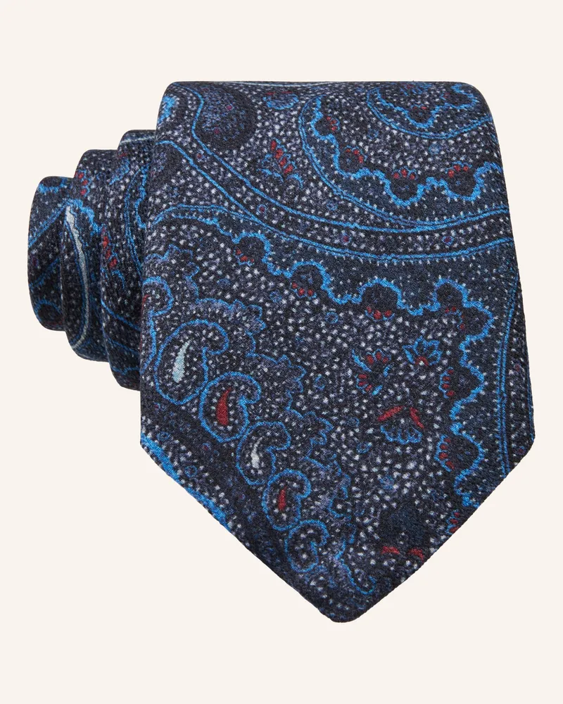 paul Krawatte blau Dunkelblau