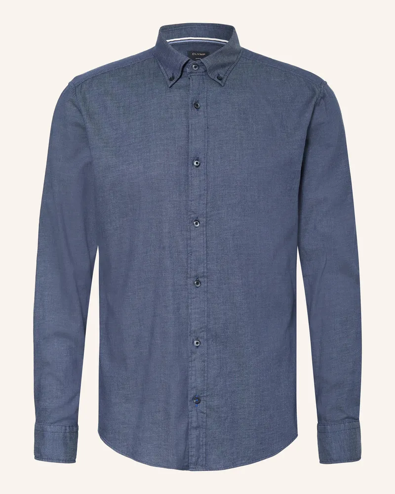 Olymp Hemd Casual regular fit Blau