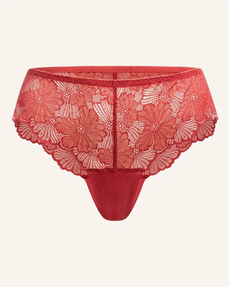 Ehrlich Textil Classy Lace Spitzen Hipster Aus Recyceltem Polyamid - Atmungsaktiv rot Rot