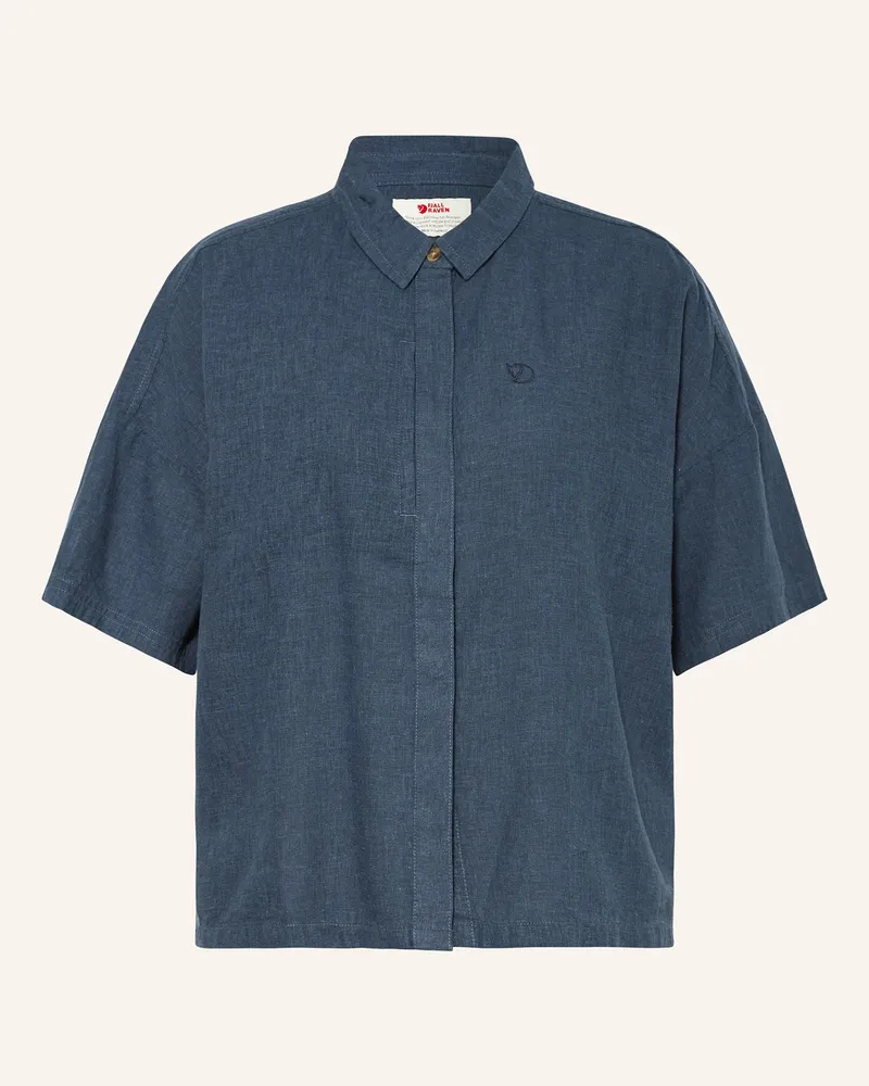 Fjäll Räven Outdoor-Bluse ÖVIK HEMP CAMP Blau