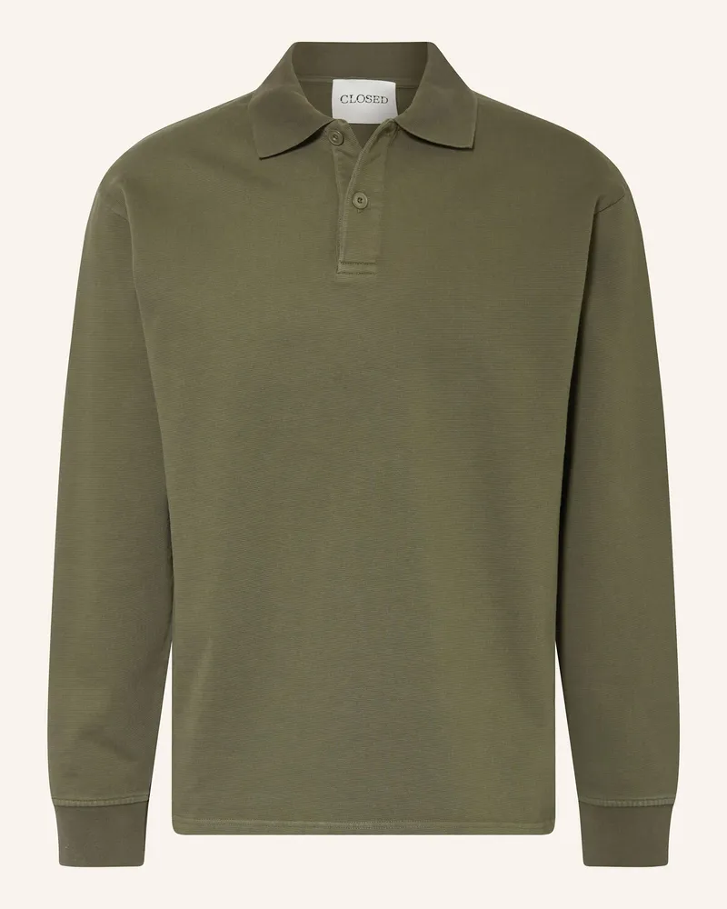 Closed Piqué-Poloshirt Oliv