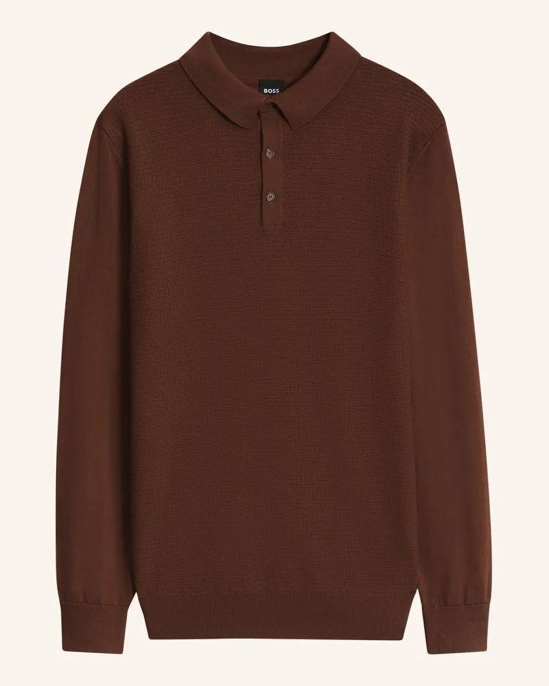 HUGO BOSS Pullover H-Hincognito_In Regular Fit braun Braun