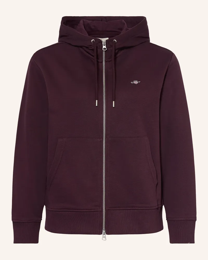 Gant Sweatjacke rot Dunkelrot