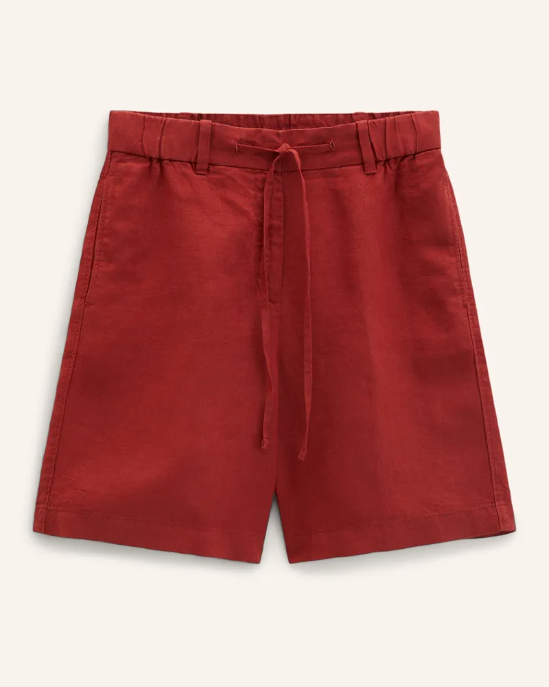 Marc O'Polo Leinenshorts rot Dunkelrot