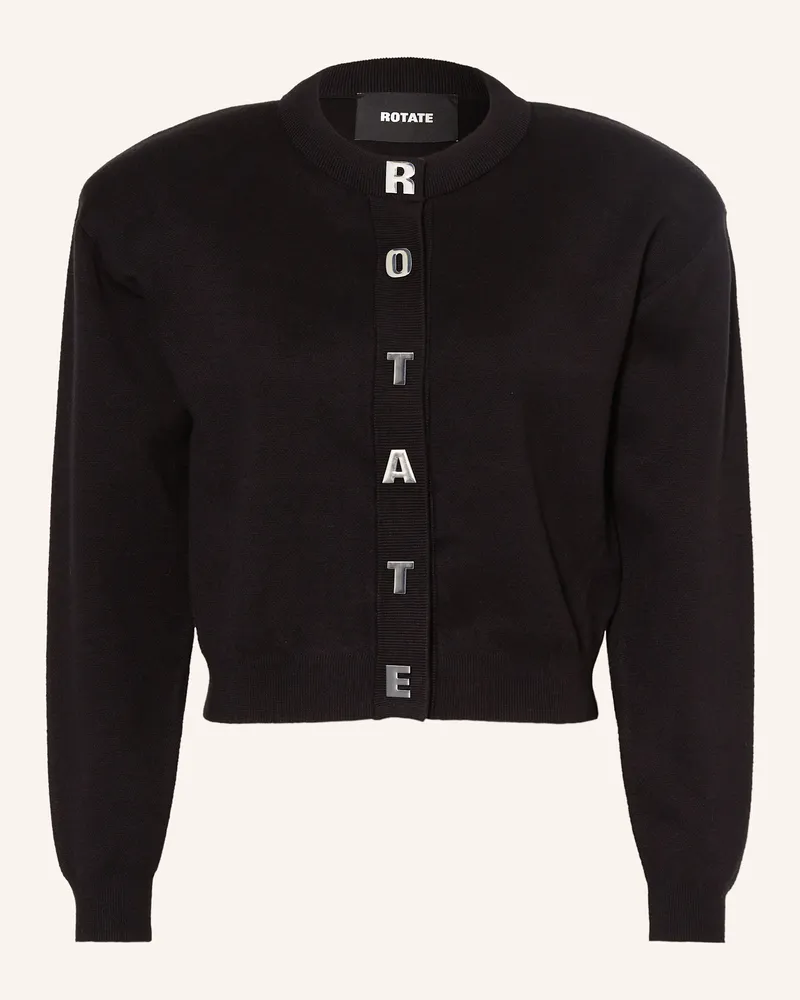 ROTATE Birger Christensen Strickjacke Schwarz