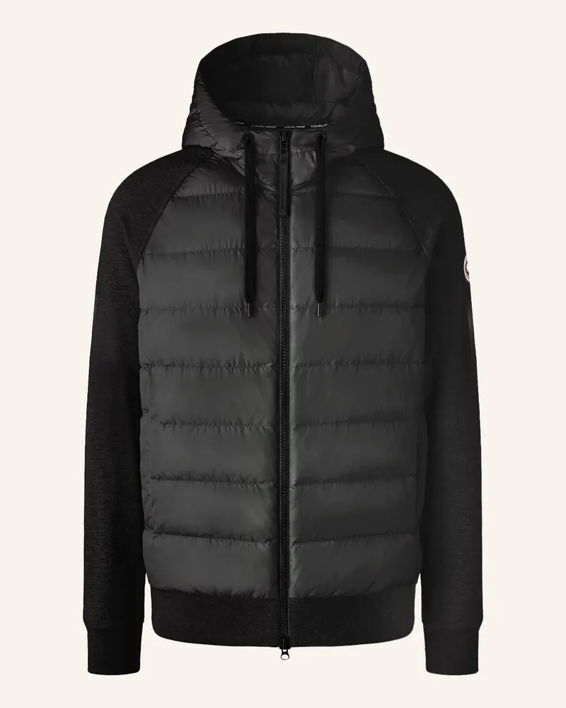 Canada Goose Sweatjacke HYBRIDGE HURON im Materialmix Schwarz