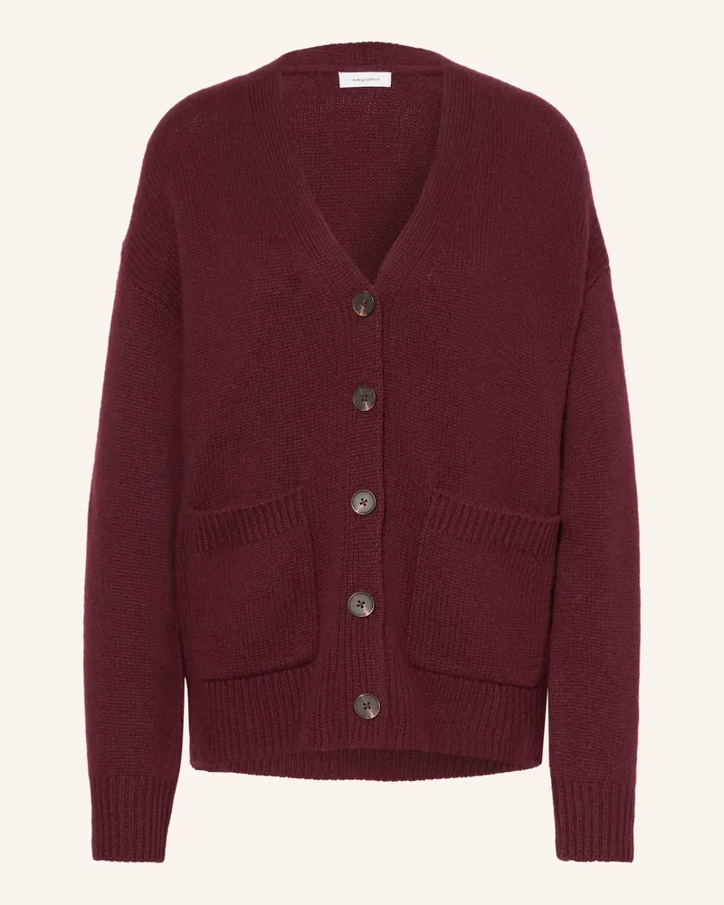 Darling Harbour Strickjacke Aus Cashmere rot Deep