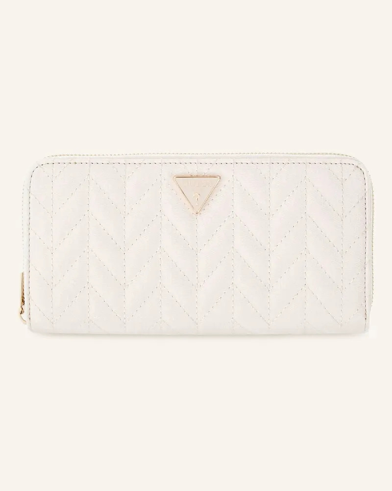 Guess Geldbörse Stacey Large weiss Weiss