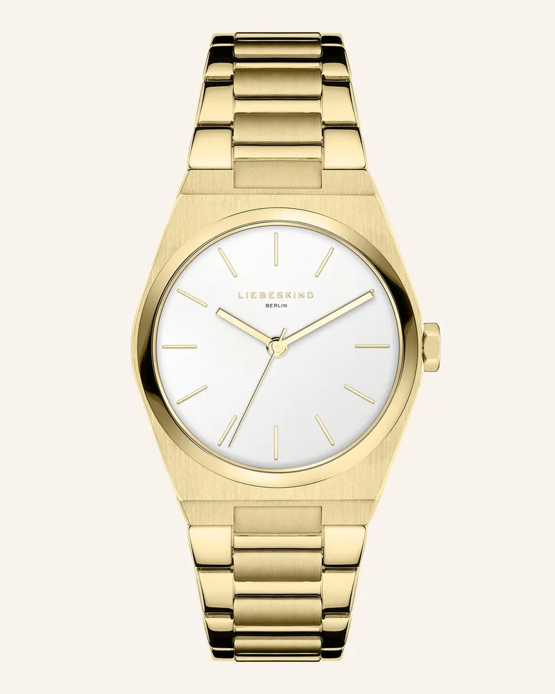 Liebeskind Armbanduhr  Aus  Edelstahl gold Gold