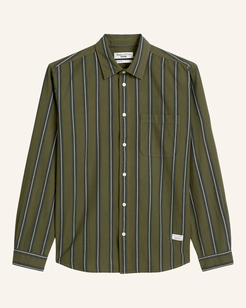 Marc O'Polo Hemd gruen Dunkelgrün
