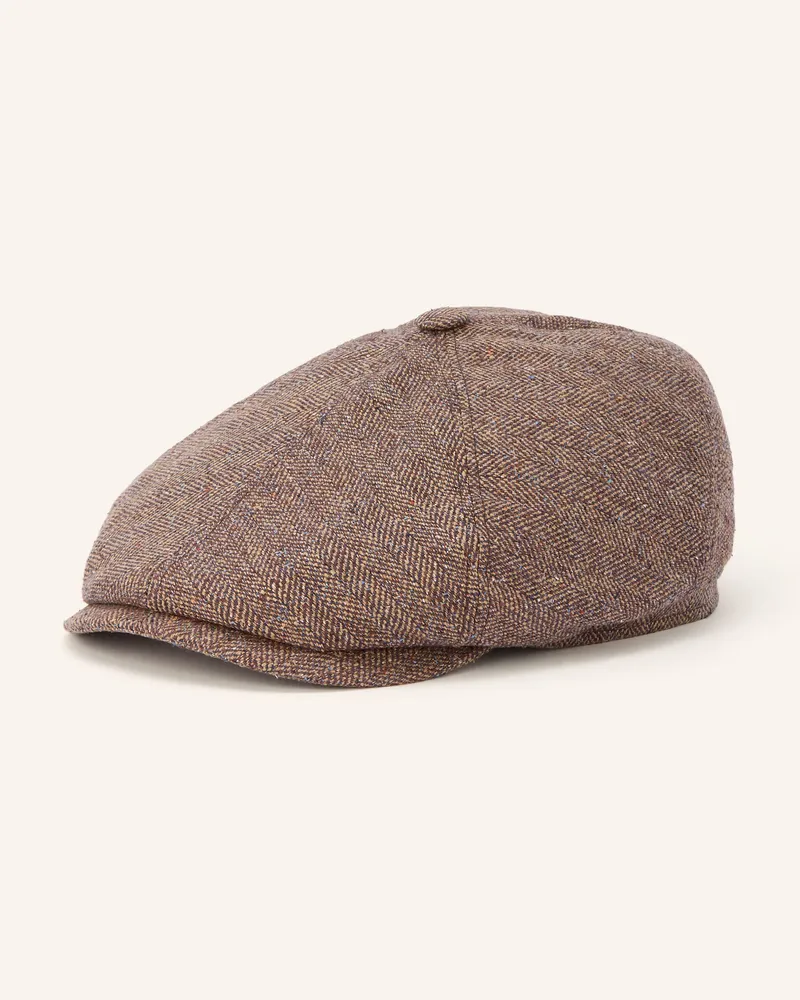 Stetson Schiebermütze Aus Seide braun Braun