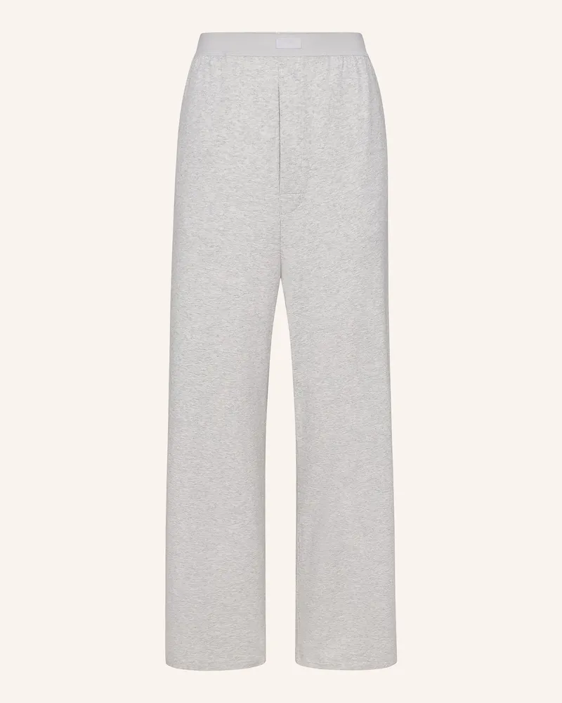 SKIMS Lounge-Hose Boyfriend grau Light