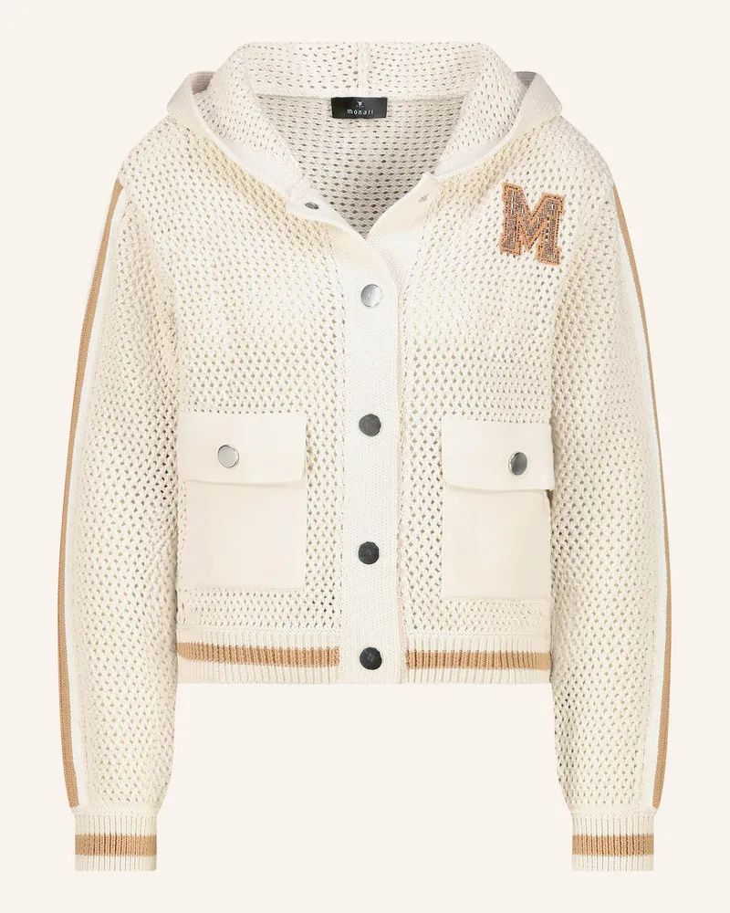 monari Strickjacke Mit Schmucksteinen beige Beige