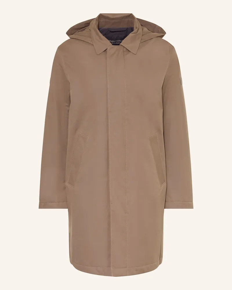 Marc O'Polo Parka Mit Abnehmbarer Kapuze beige Braun