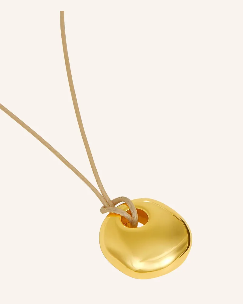 POMPIDOU Halskette Pebbles Cord Necklace By Glambou gold Gold