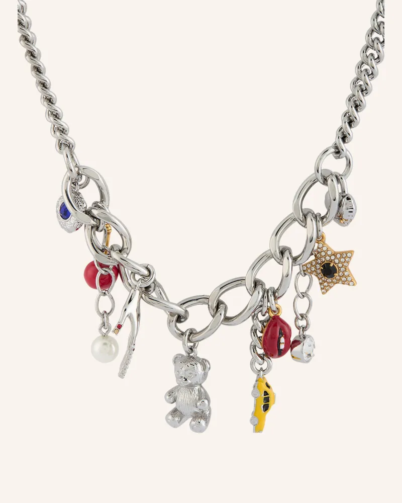 Marc Jacobs Halskette Trinket Charm silber Silber