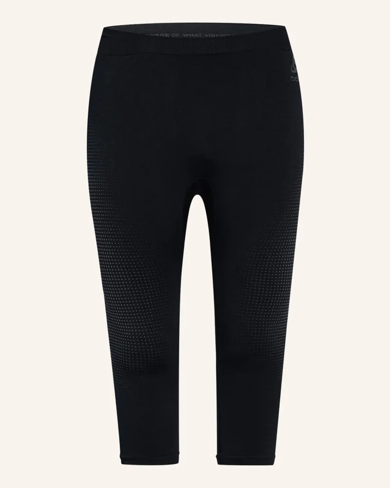 Odlo Funktionswäsche-Hose Performance Warm Eco Mit Verkürzter Beinlänge schwarz Schwarz