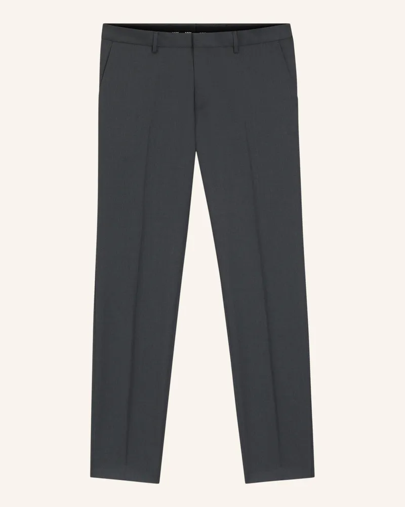 HUGO BOSS Business Hose H-WENTEN-B1 Extra-Slim Fit Dunkelgrau