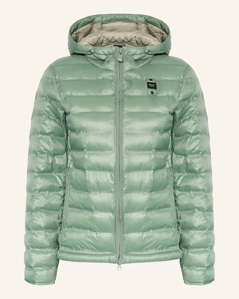 Blauer Steppjacke ELLIS Hellgrün