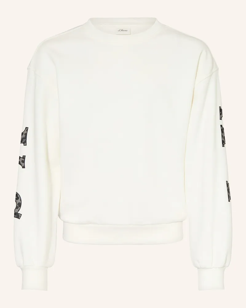 S.Oliver Sweatshirt Weiss
