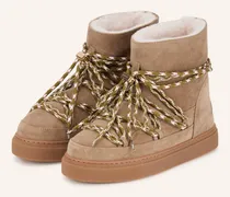 Schnürboots beige