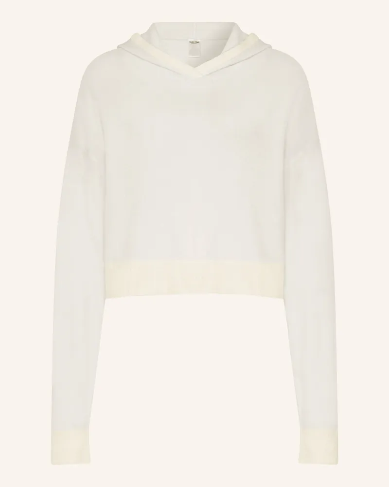 Calvin Klein Lounge-Hoodie weiss Ecru