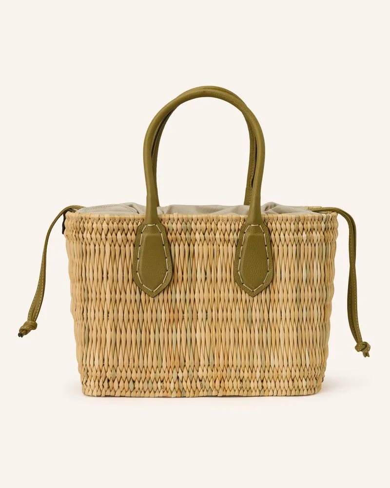 Abro Handtasche Marisol gruen Hellbraun