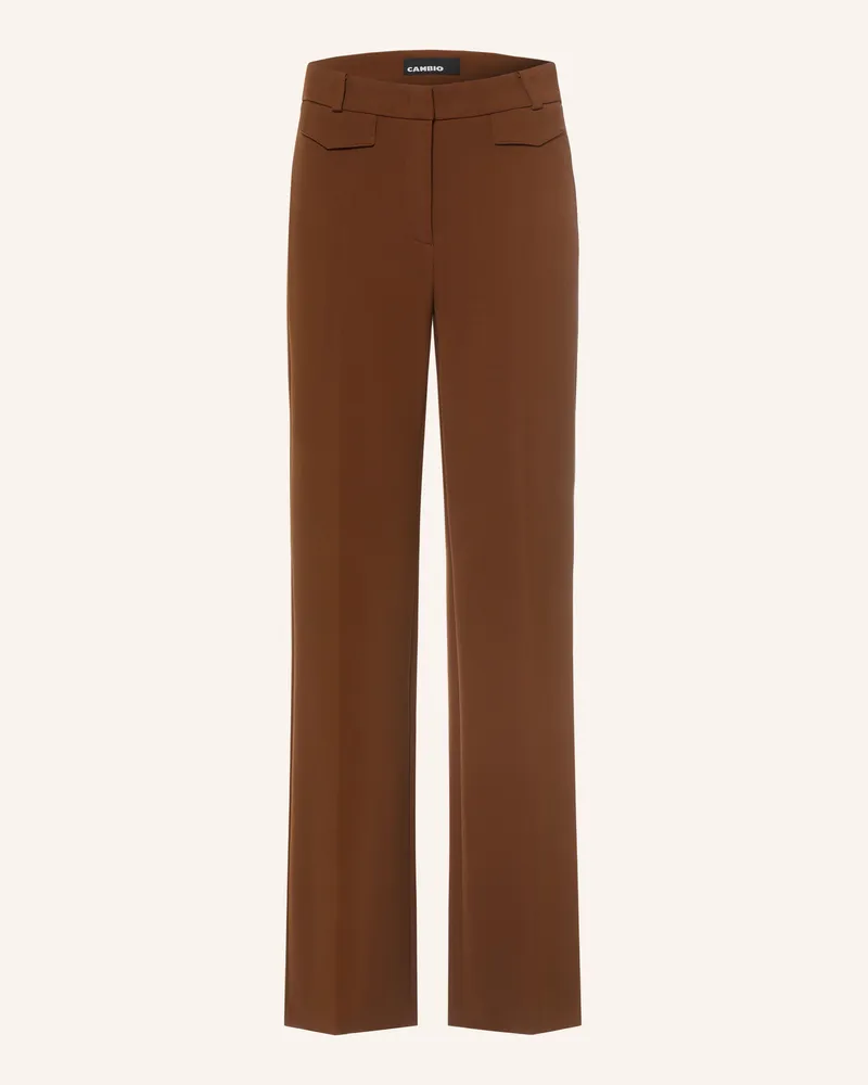 Cambio Marlenehose Famous braun Braun