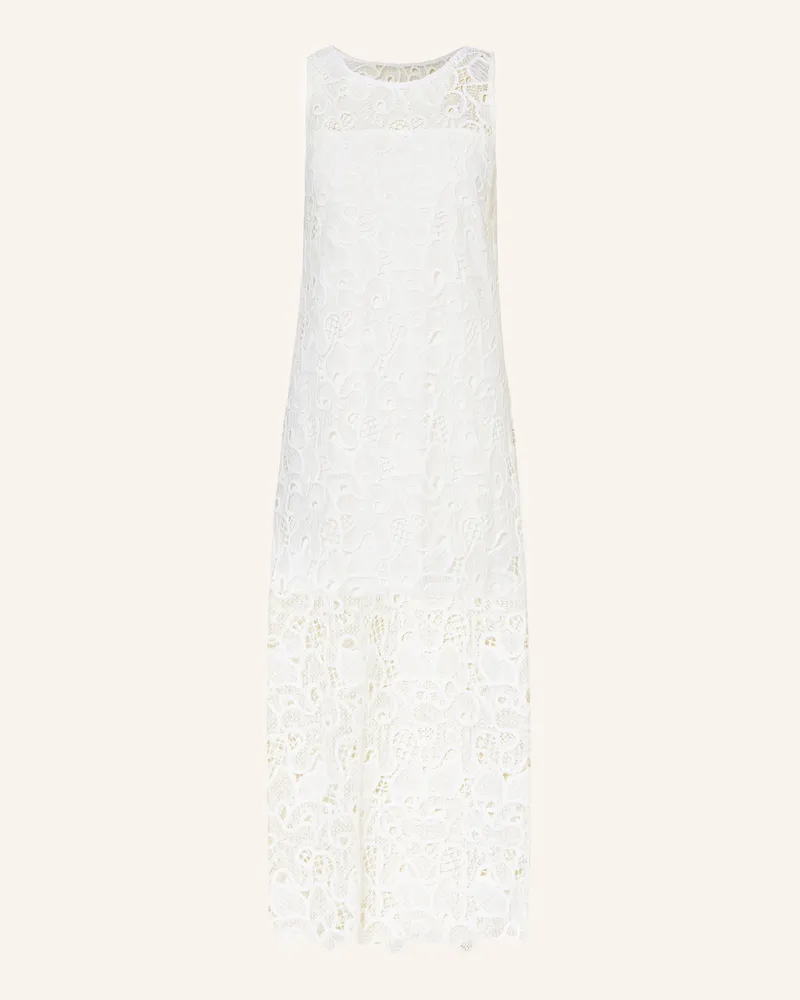 ana alcazar Kleid aus Lochspitze Weiss