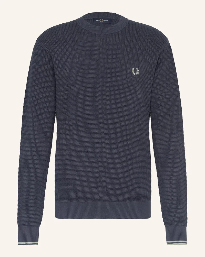 Fred Perry Pullover blau Dunkelblau
