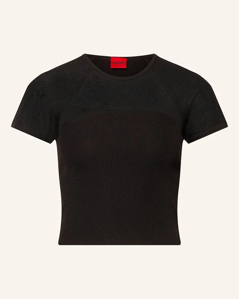 HUGO BOSS T-Shirt SLEVETTA Schwarz