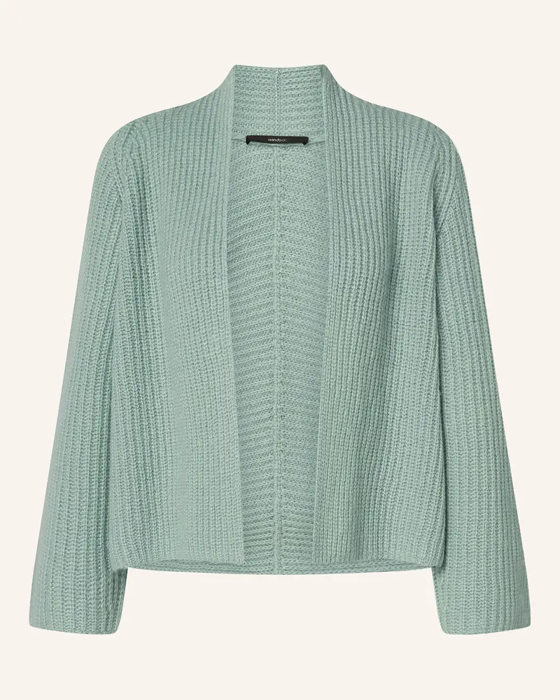 windsor. Strickhülle gruen Mint