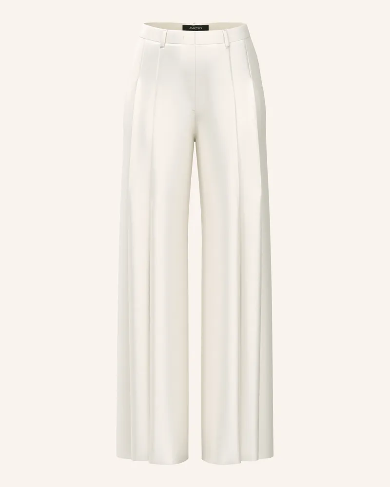Marc Cain Marlenehose Warangal Aus Satin weiss Weiss