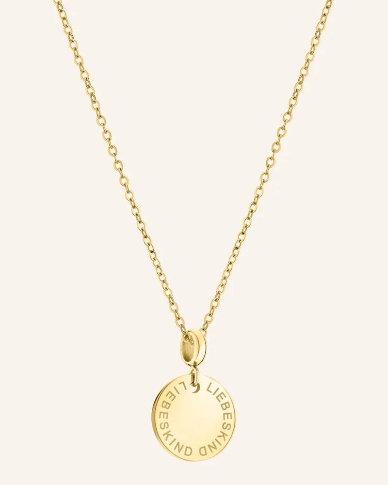 Liebeskind Halskette  aus  Edelstahl Gold