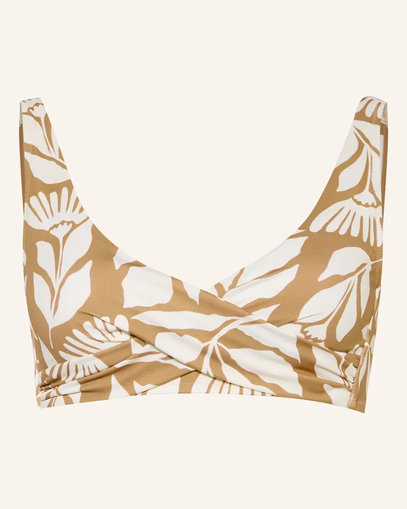 watercult Bralette-Bikini-Top Coastal Bohemia beige Beige