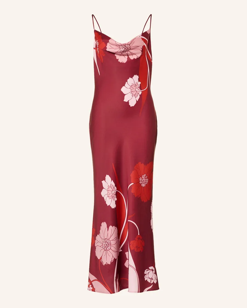 Ted Baker Satinkleid Indora rot Fuchsia