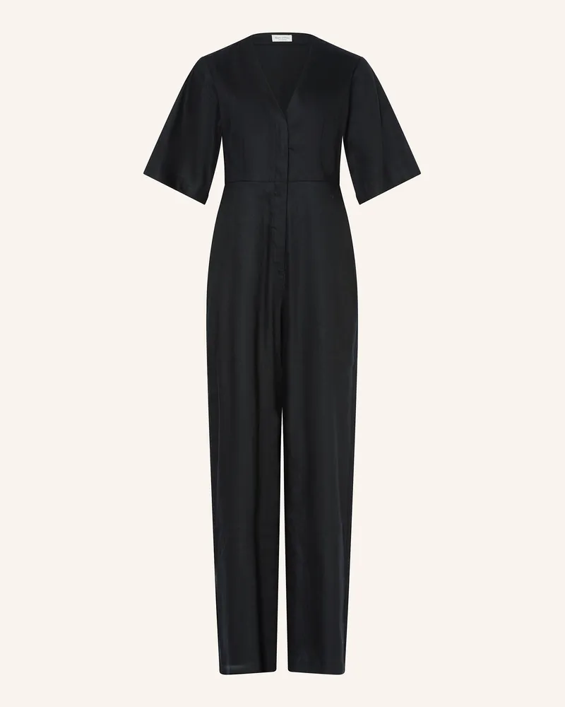 Marc O'Polo Jumpsuit mit Leinen Schwarz