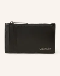 Calvin Klein Kartenetui CK SMOOTH mit Münzfach Schwarz