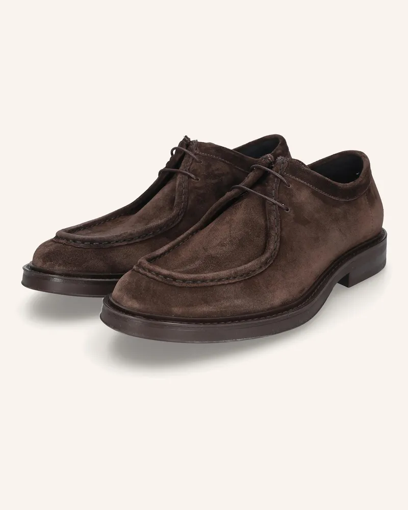 Heinrich Dinkelacker Schnürer Florenz Plain V braun Dunkelbraun