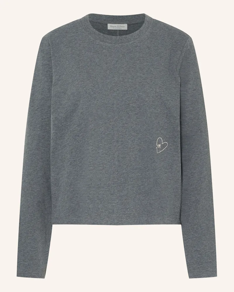 Marc O'Polo Longsleeve grau Dunkelgrau