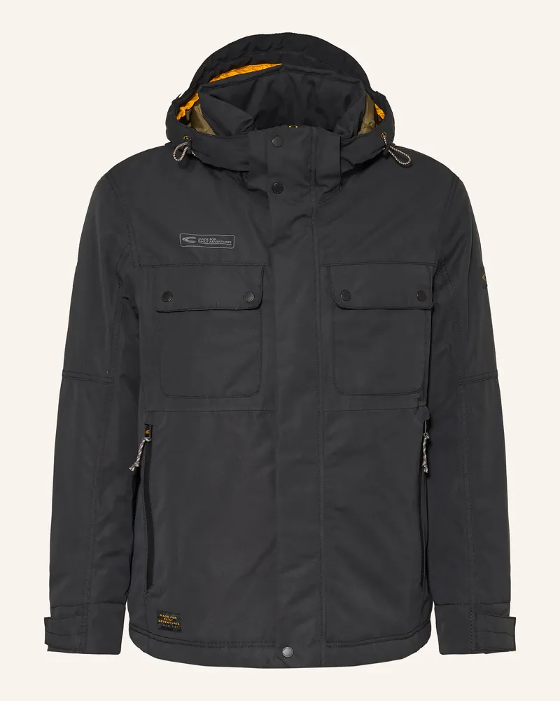 Camel Active Funktionsjacke Mit Abnehmbarer Kapuze grau Dunkelgrau