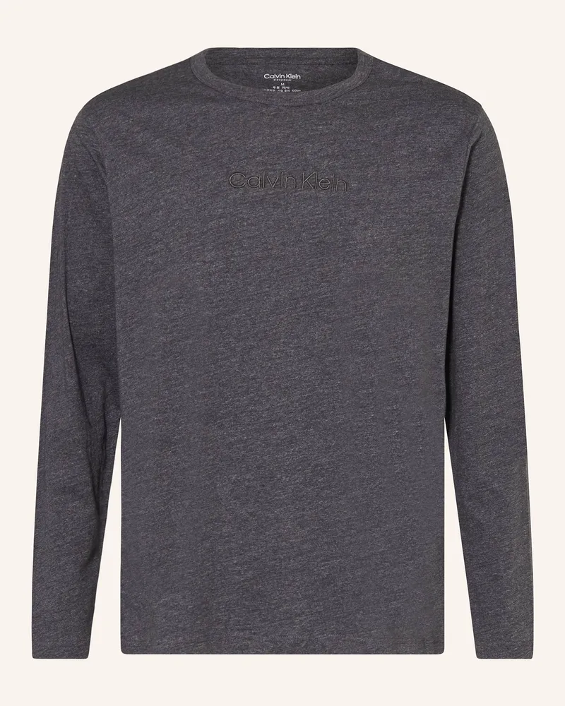 Calvin Klein Schlafshirt Dunkelgrau