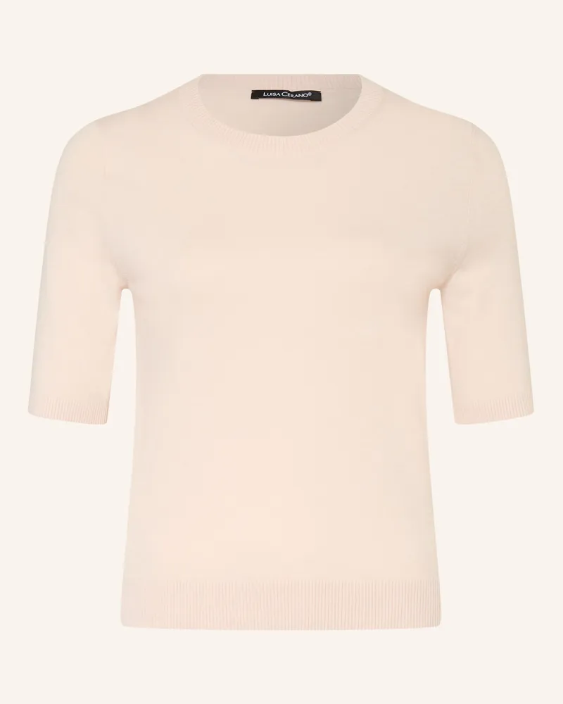 Luisa Cerano Strickshirt rosa Creme