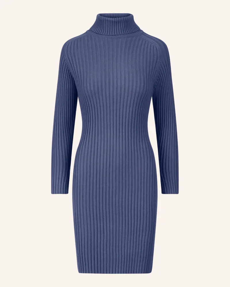 Apart Rippenstrickkleid Blau