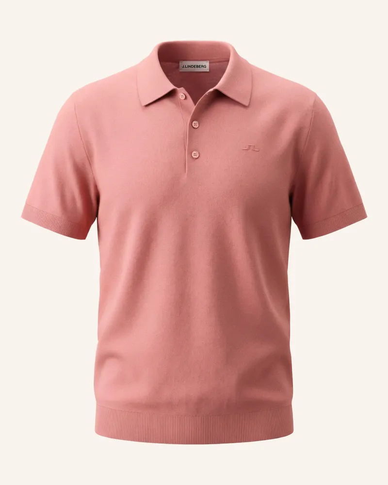 J.Lindeberg Strick‑Polo pink Pink
