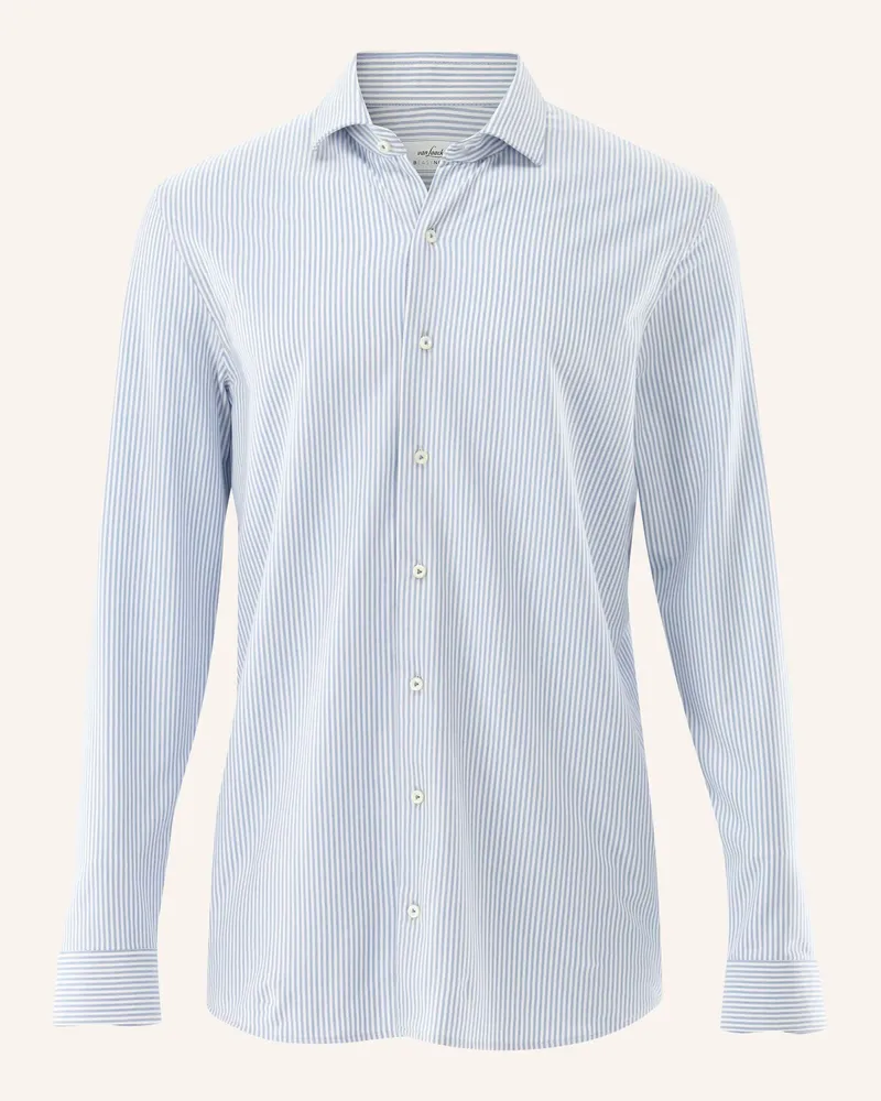 van Laack Hemd Slim Fit blau Hellblau