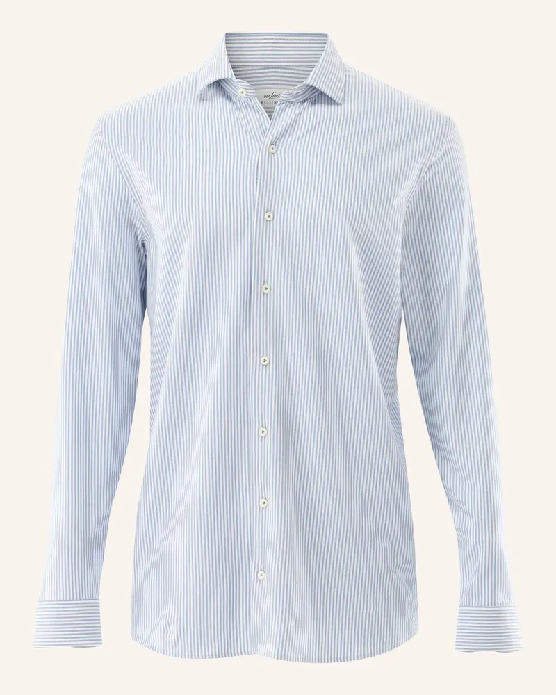 van Laack Hemd Slim Fit blau Hellblau