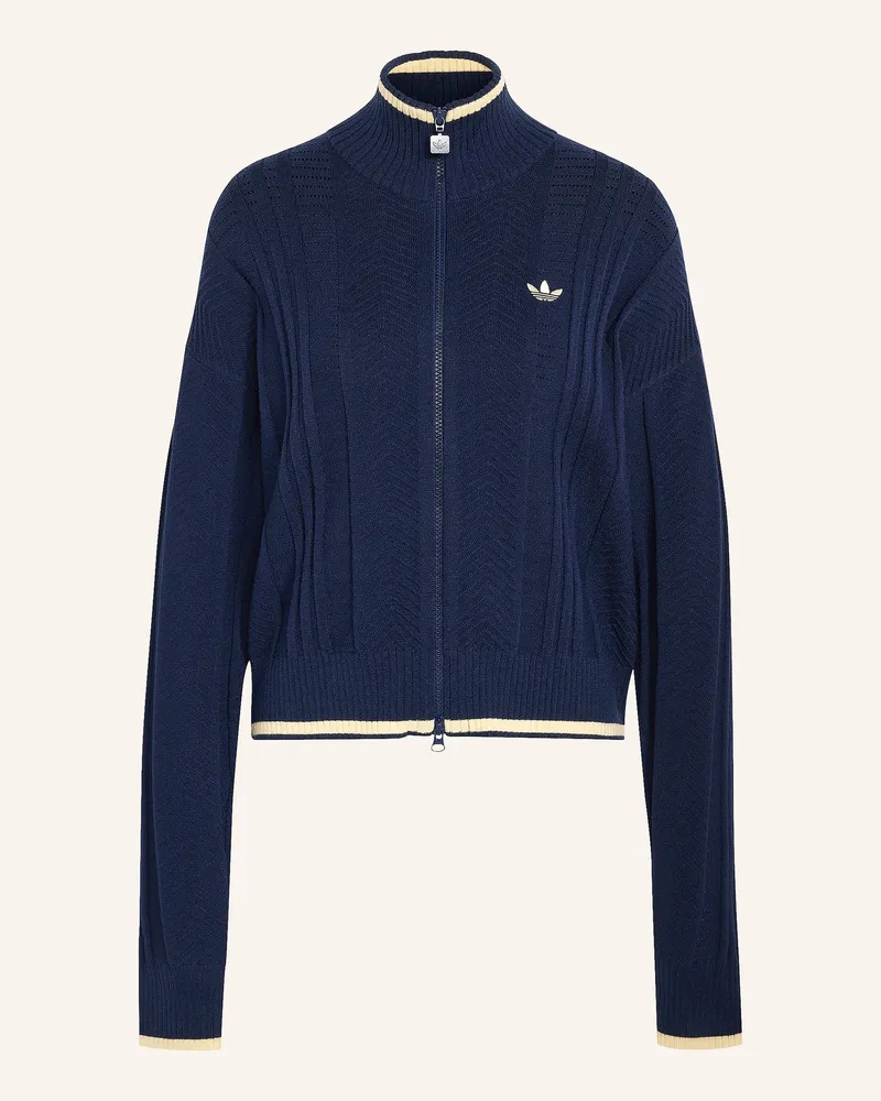 adidas Strickjacke Firebird Originals blau Blau