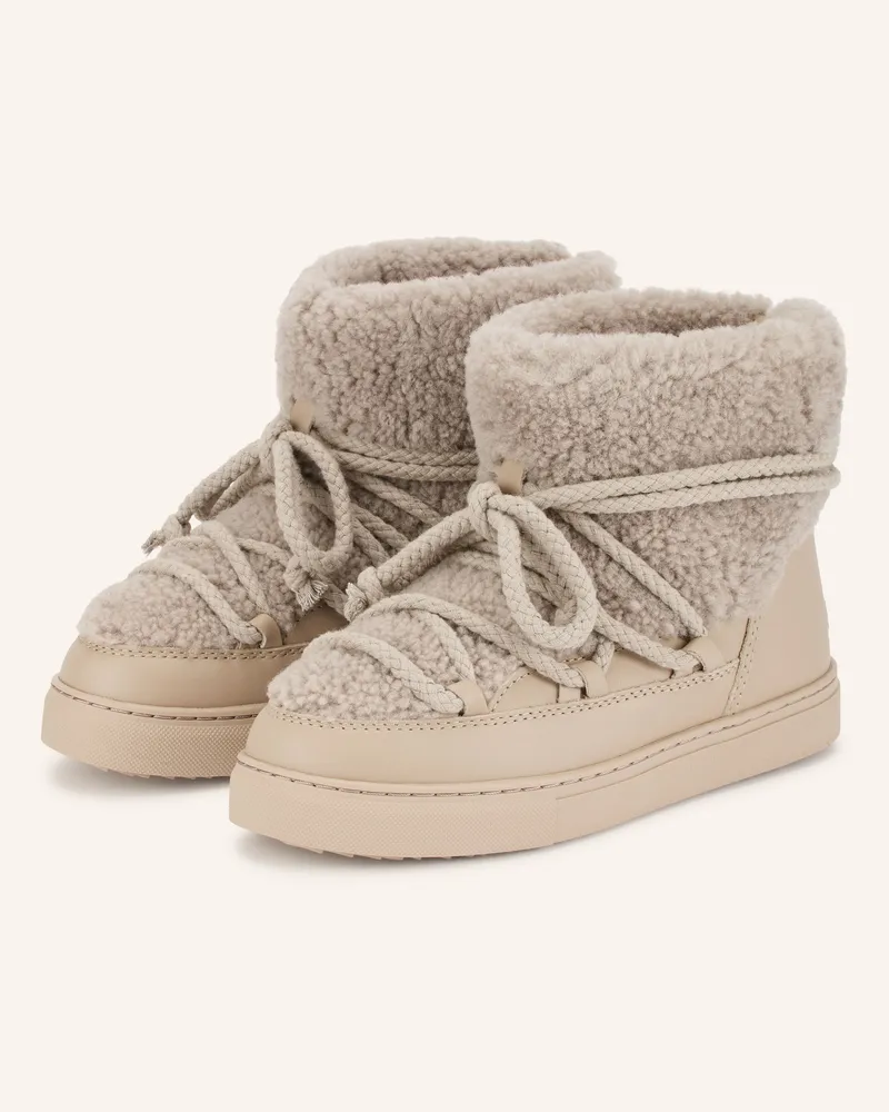 INUIKII Schnürboots Curly grau Grau