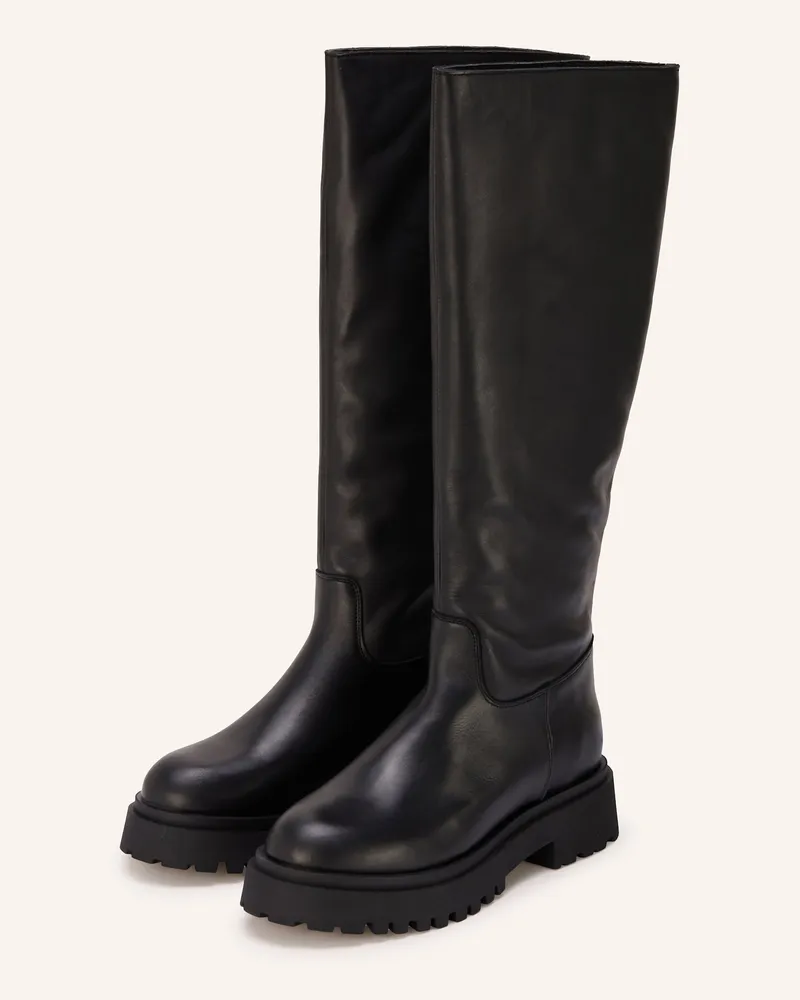 Mrs & HUGS Plateau-Stiefel Schwarz